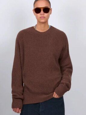 Roucha Stael Sweater Size C Large Brown
